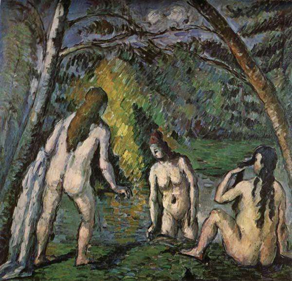 Paul Cezanne Three Women Bathing Germany oil painting art